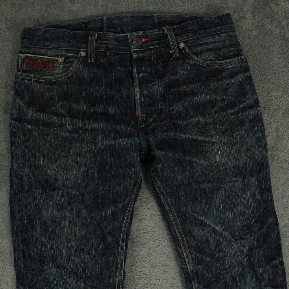 Levi's Lot No 1 Selvedge Jeans Mens 34x29 Dark Wash Button Fly Made USA